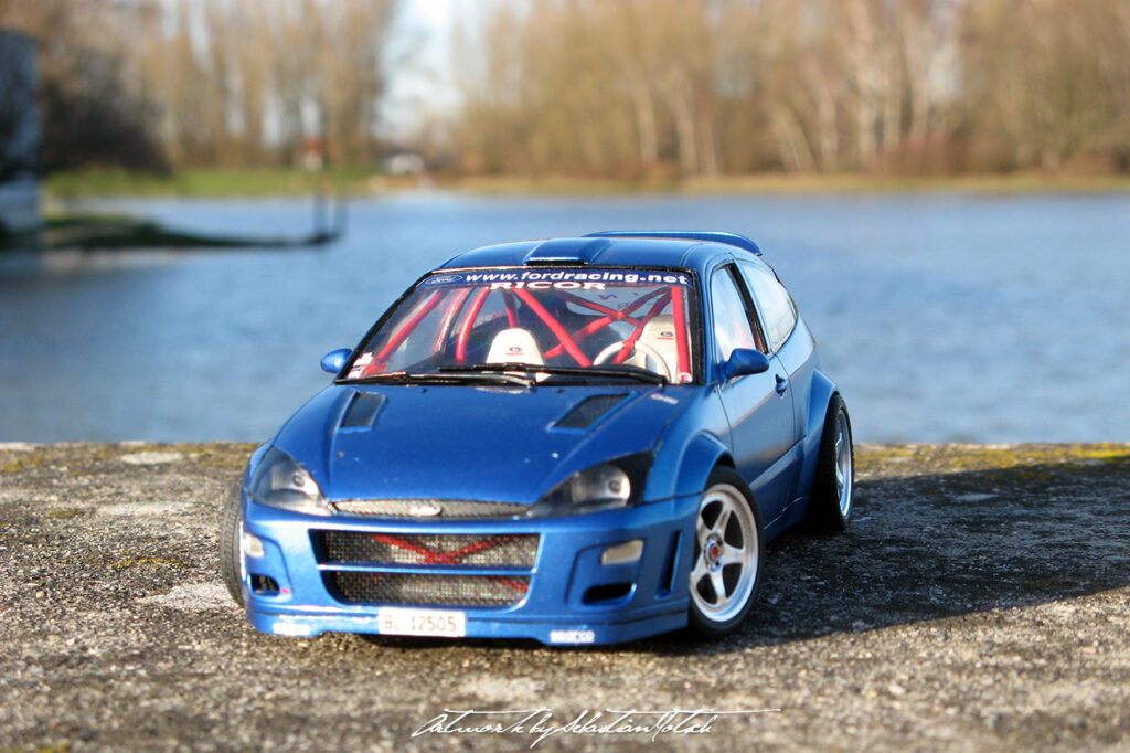 Ford Focus RS Mk1 Scale Model by Sebastian Motsch