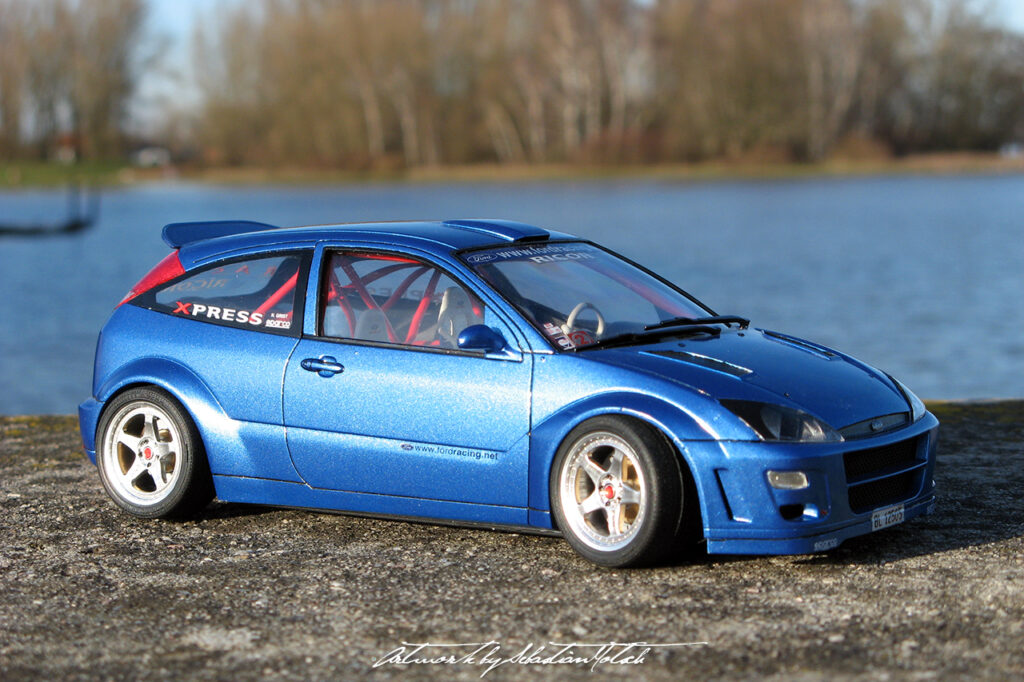 Ford Focus RS Mk1 Scale Model by Sebastian Motsch