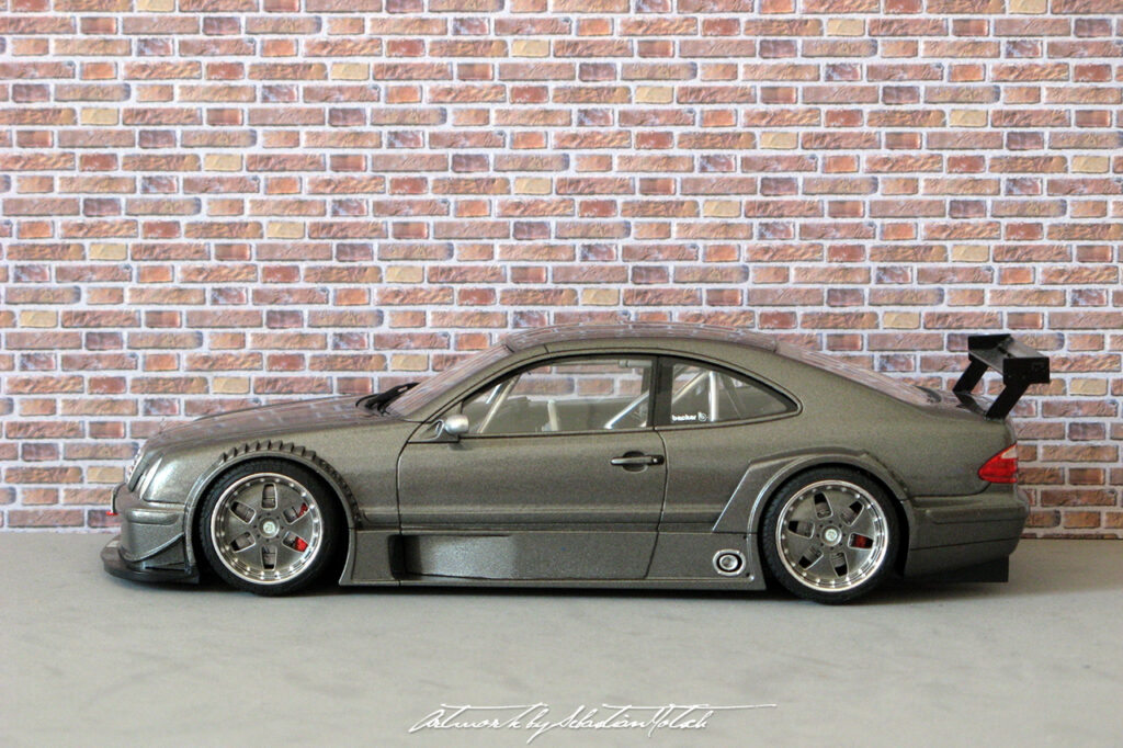 Mercedes-Benz CLK DTM Street Scale Model by Sebastian Motsch