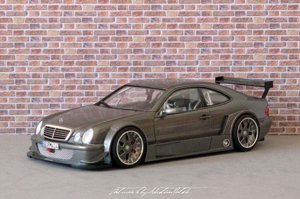 Mercedes-Benz CLK DTM Street Scale Model by Sebastian Motsch