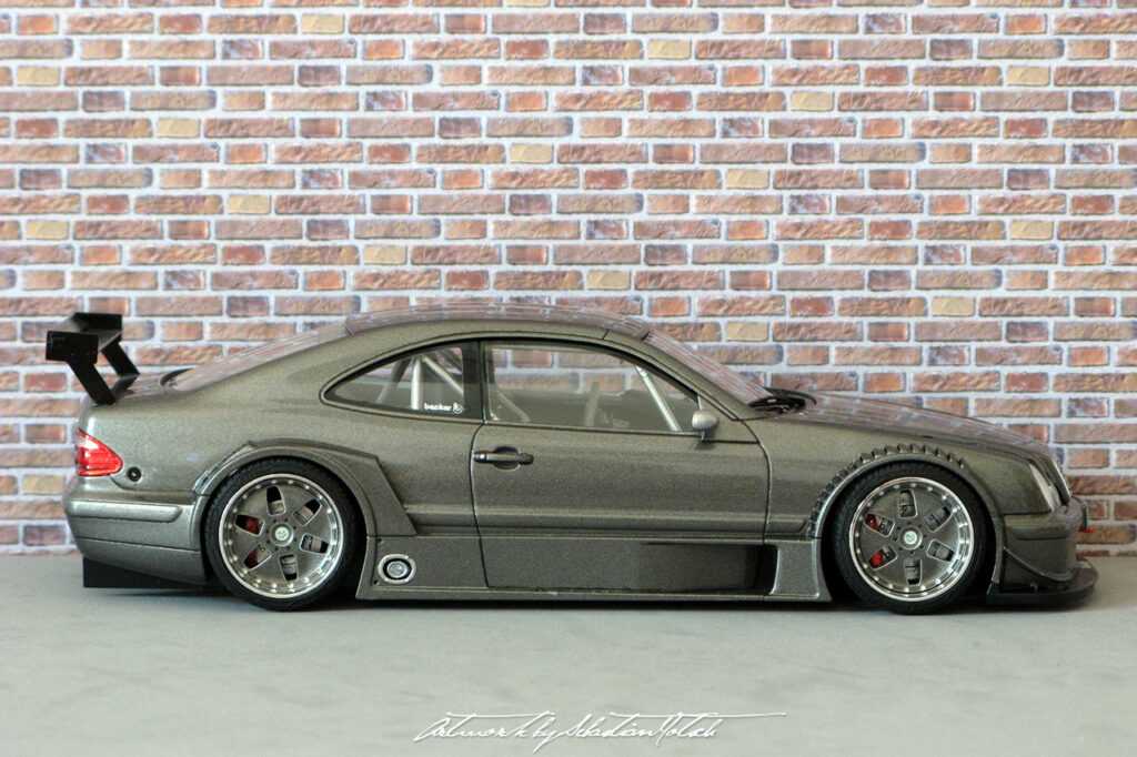 Mercedes-Benz CLK DTM Street Scale Model by Sebastian Motsch