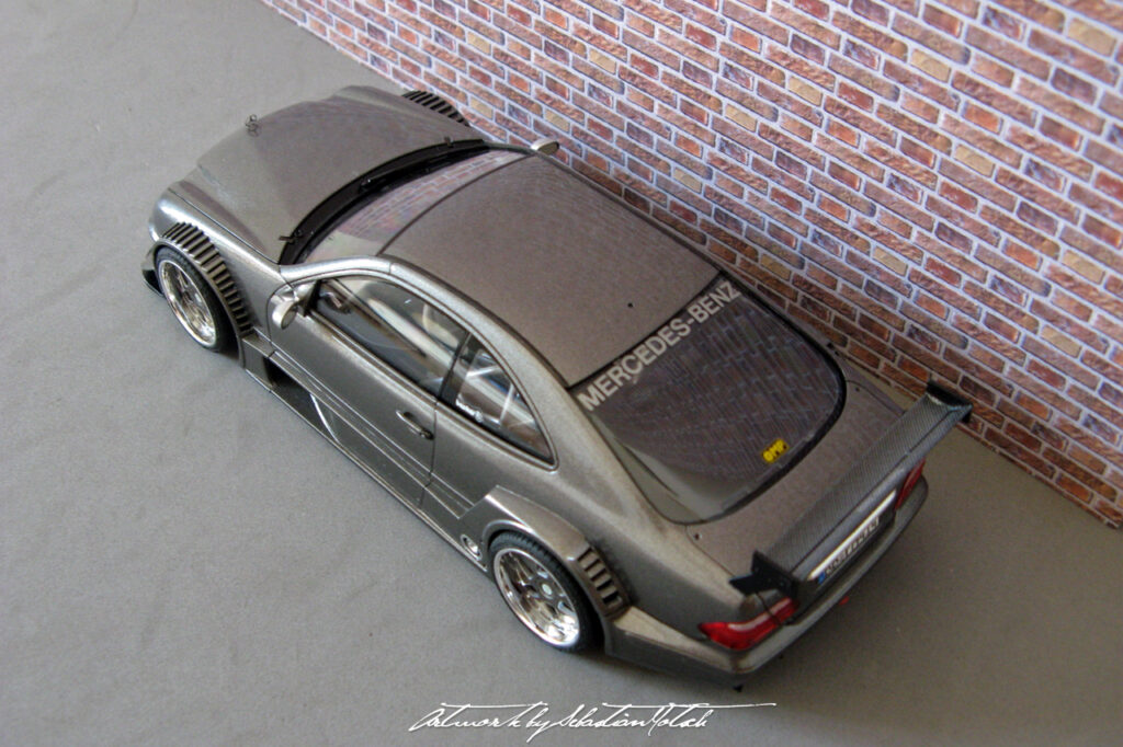 Mercedes-Benz CLK DTM Street Scale Model by Sebastian Motsch