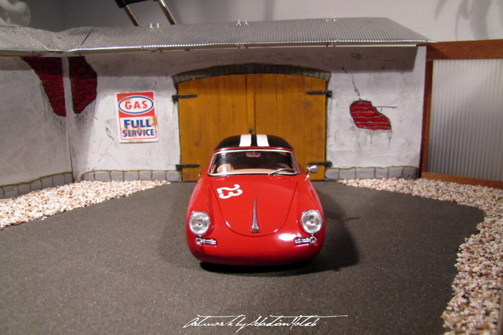 Porsche 356 Super 90 Café Racer Scale Model by Sebastian Motsch