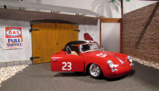 Porsche 356 Super 90 Café Racer Scale Model by Sebastian Motsch