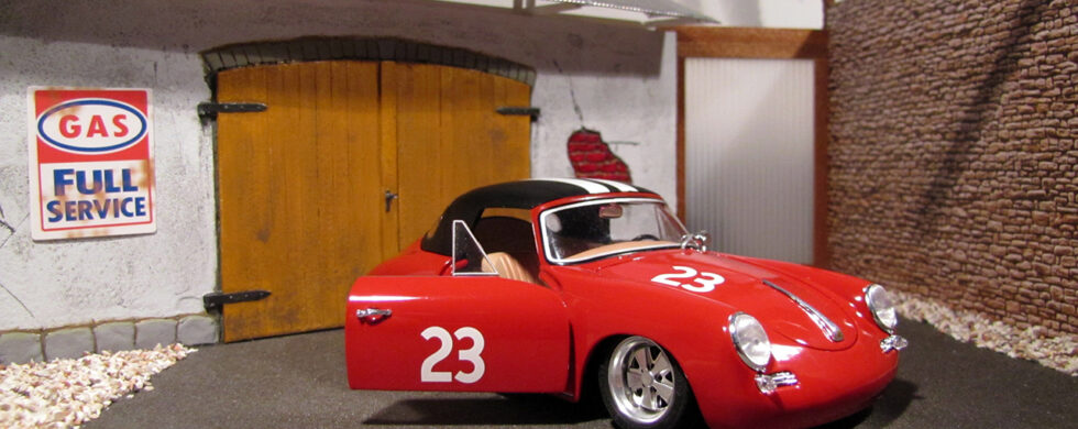 Porsche 356 Super 90 Café Racer Scale Model by Sebastian Motsch