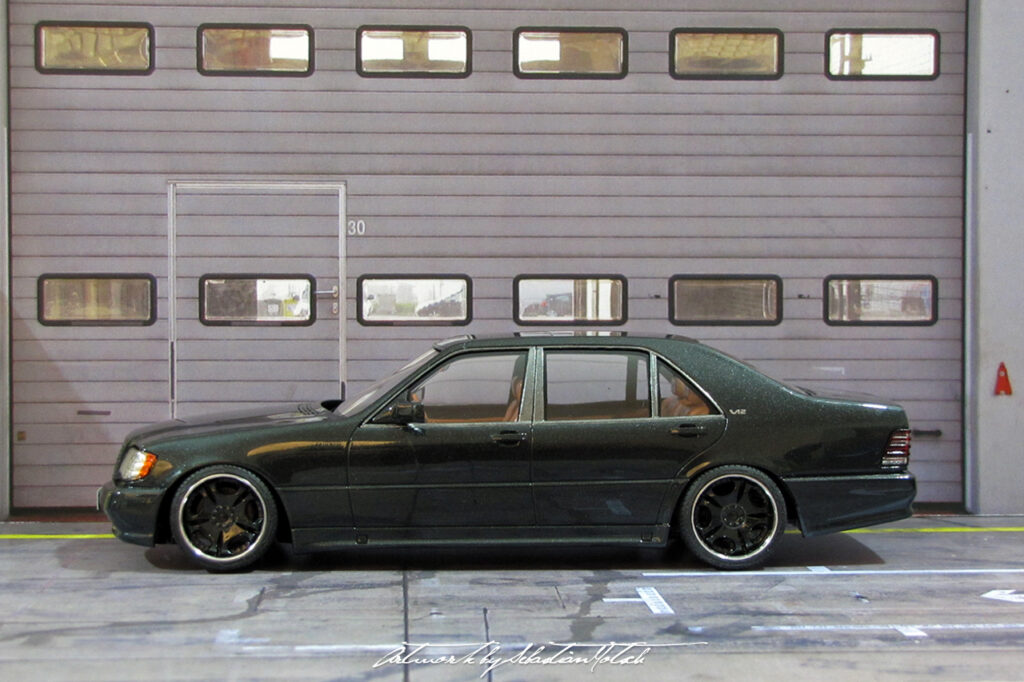 Mercedes-Benz C140 S600 AMG Scale Model by Sebastian Motsch