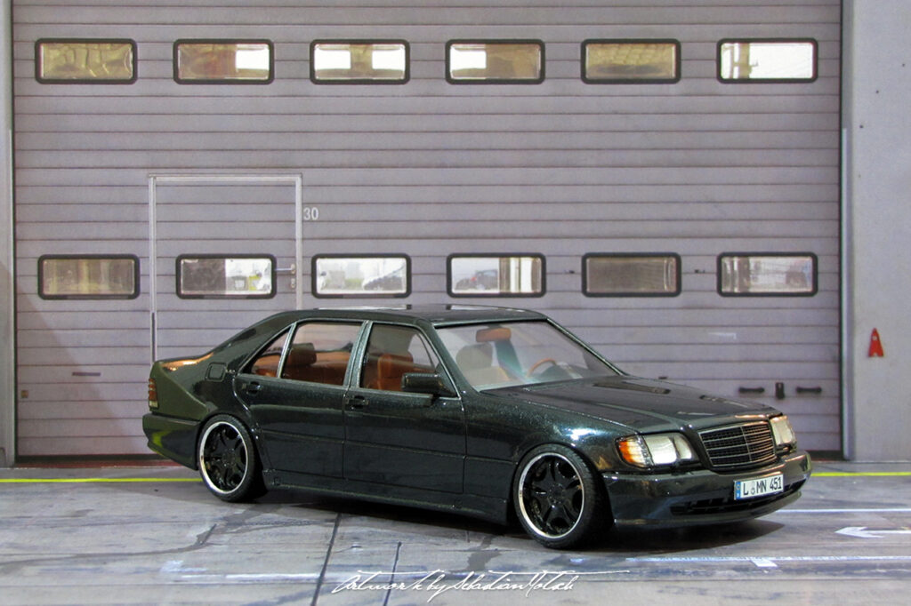 Mercedes-Benz C140 S600 AMG Scale Model by Sebastian Motsch