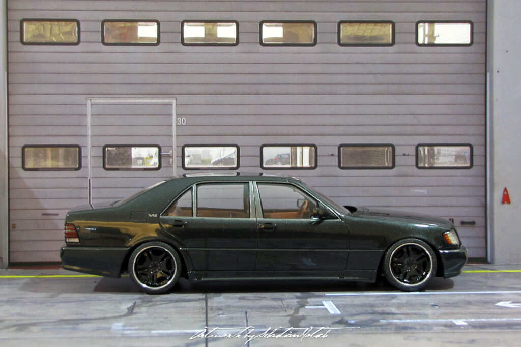 Mercedes-Benz C140 S600 AMG Scale Model by Sebastian Motsch