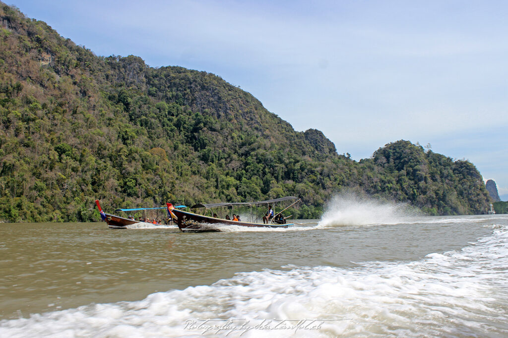 Thailand Longtail Boats Racing Photo by Sebastian Motsch