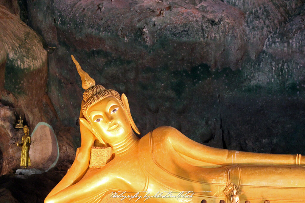 Wat Suwan Khuha Cave Buddha Portrait Photo by Sebastian Motsch