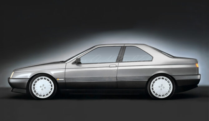 Alfa Romeo 164 Coupé Photoshop by Sebastian Motsch