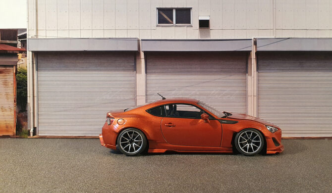 Aoshima Toyota GT86 RocketBunny V1 Built by Sebastian Motsch