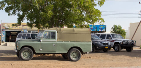 Land Rover Series III LWB Pickup Oman Bidiyah Drive-by Snapshot by Sebastian Motsch