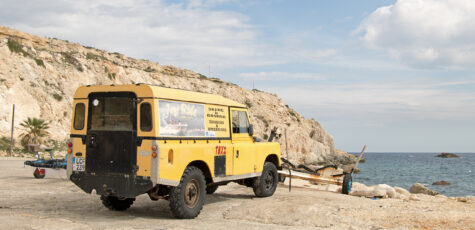 Land Rover Series III LWB Van Malta Gozo Drive-by Snapshot by Sebastian Motsch rear