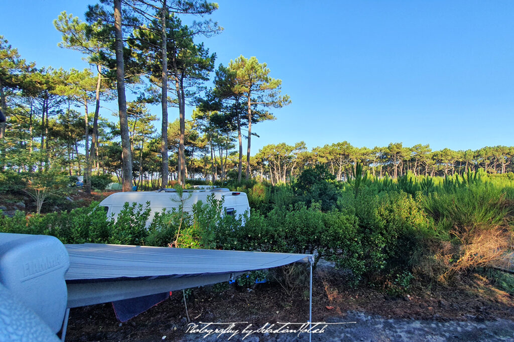 Early morning view Camping Municipal Cap Homy France by Sebastian Motsch