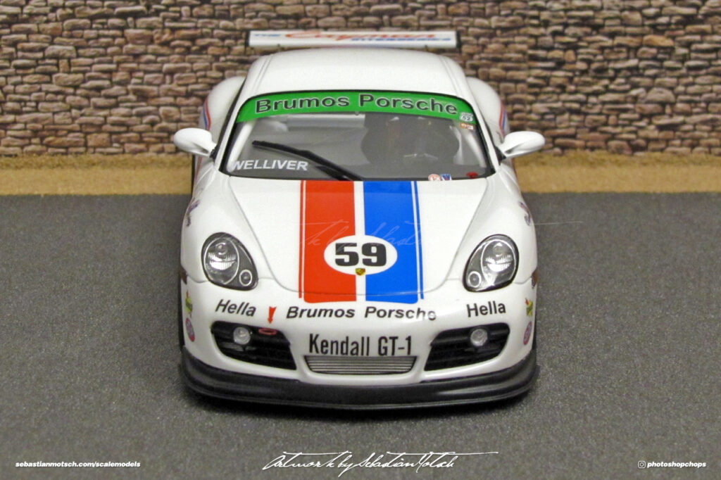 Porsche 987 Cayman Interseries Bumos 59 Scale Model by Sebastian Motsch 02