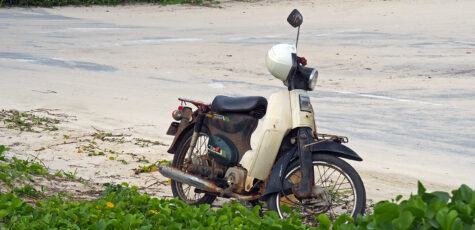 Honda Super Cub 50 at Yonaha Maehama Beach Drive-by Snapshots by Sebastian Motsch