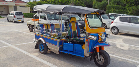 Thai Tuk-Tuk at Yonaha Maehama Beach Drive-by Snapshots by Sebastian Motsch