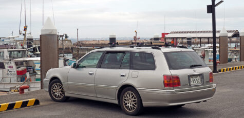 Toyota Crown Wagon S170 at Ibaru-jima Japan Drive-by Snapshots by Sebastian Motsch