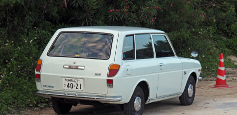 Toyota Publica 1200 Wagon at Yonaha Maehama Beach Drive-by Snapshots by Sebastian Motsch