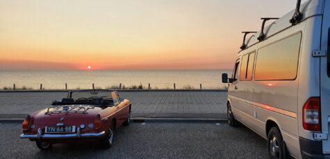 MGB and Mercedes-Benz Sprinter in Zandvoort Drive-by Snapshots by Sebastian Motsch