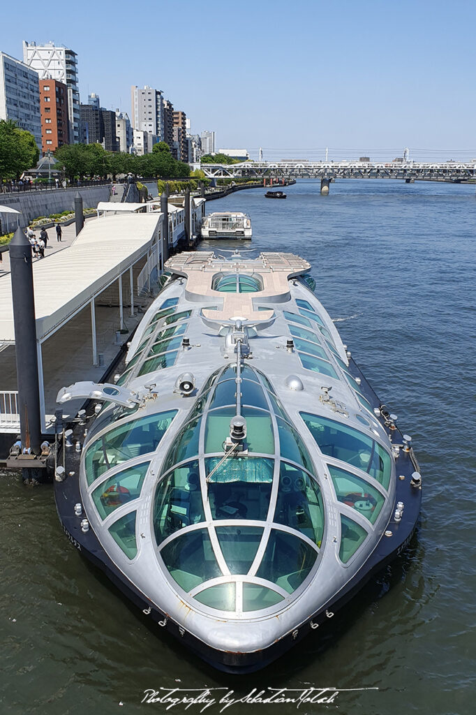 Emeraldas Ship at Asakusa Pier Tokyo Japan Photo by Sebastian Motsch