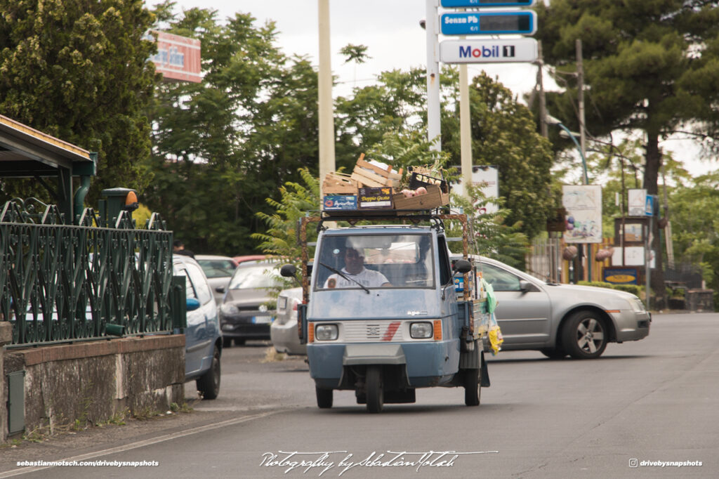 Piaggip Ape in Catania Italia Drive-by Snapshots by Sebastian Motsch