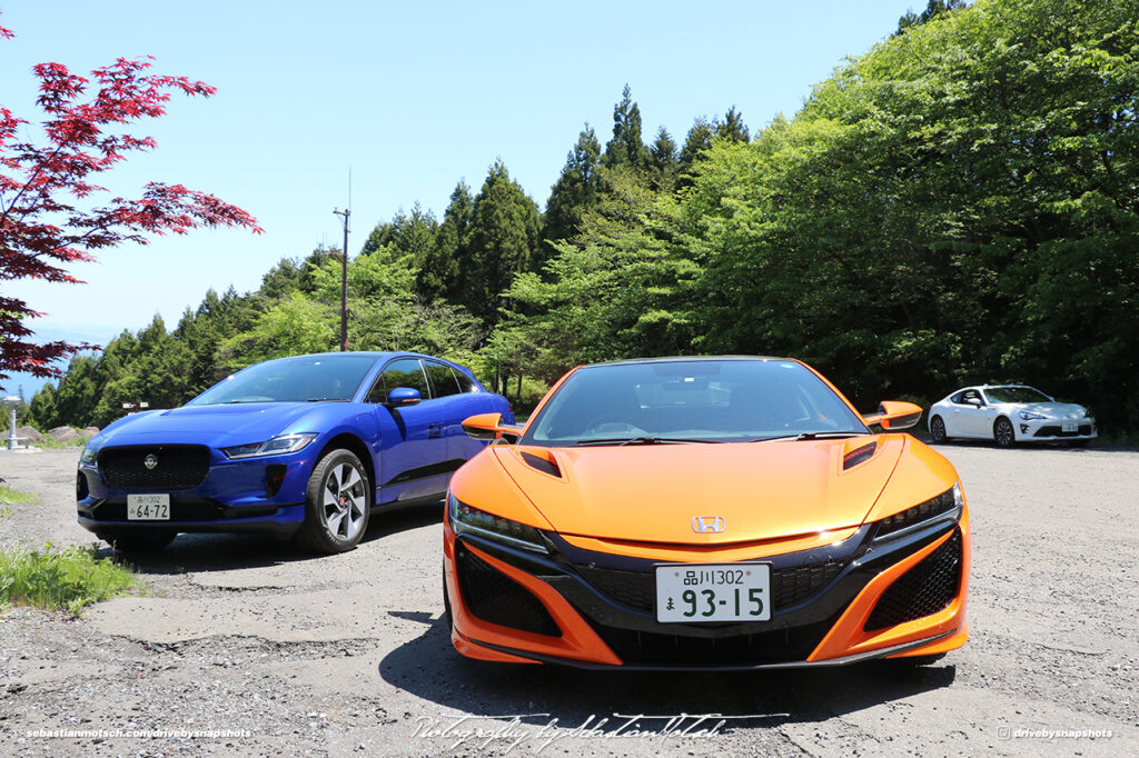 Honda NS-X at Mount Hakone Turnpike Japan by Sebastian Motsch front grill