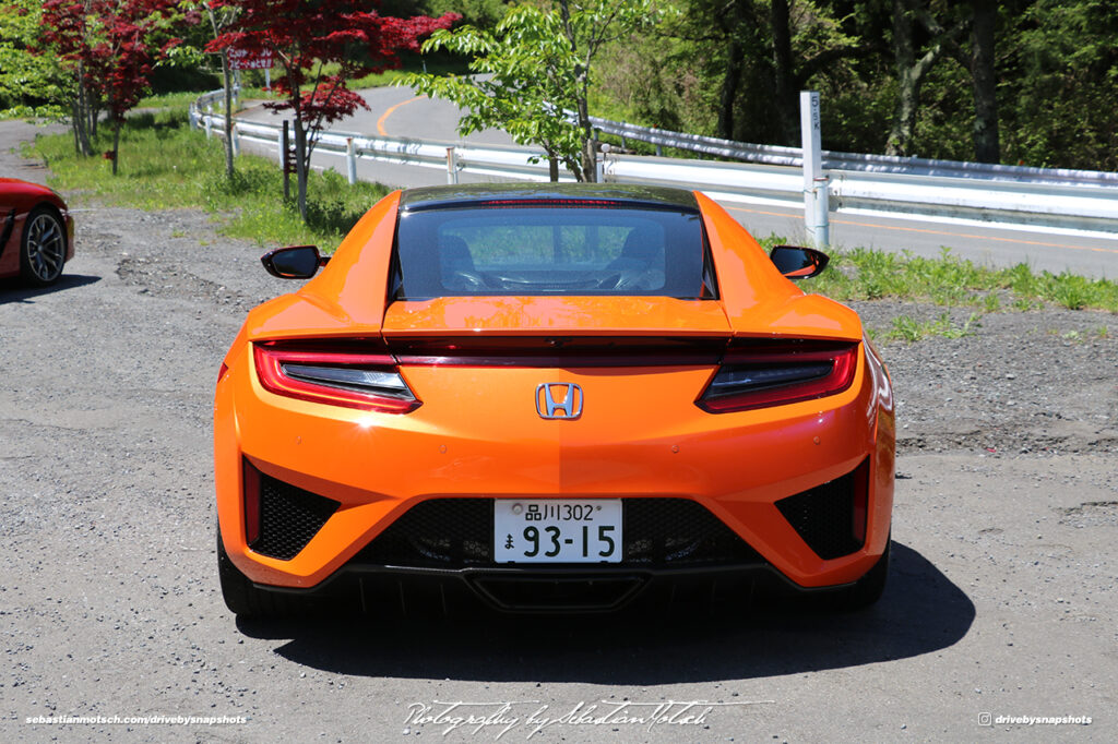 Honda NS-X at Mount Hakone Turnpike Japan by Sebastian Motsch rear