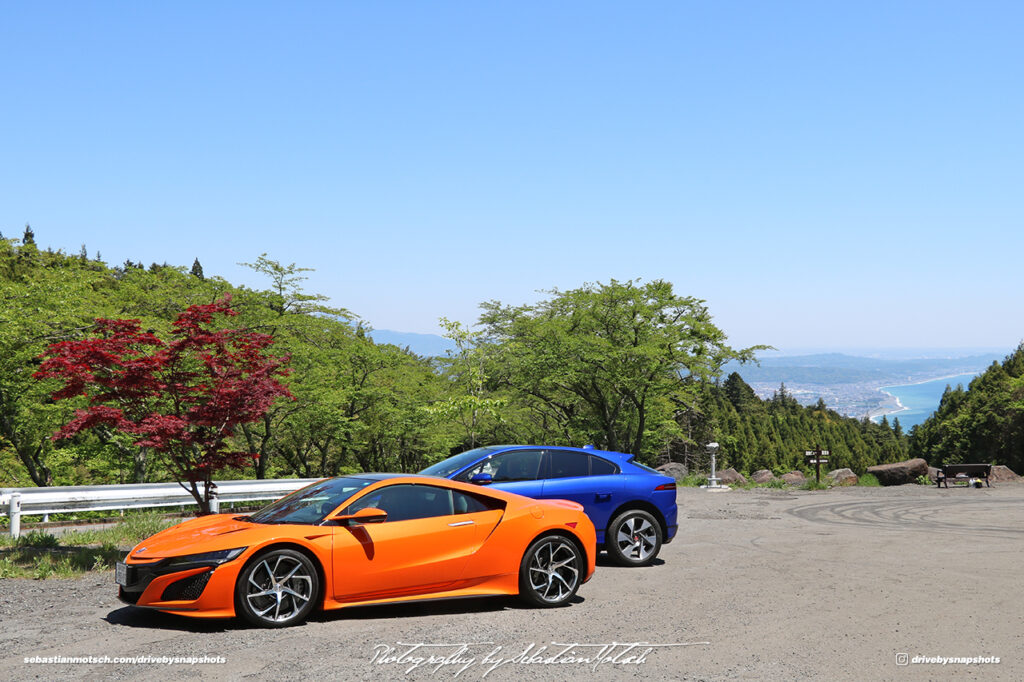 Honda NS-X at Mount Hakone Turnpike Japan by Sebastian Motsch side