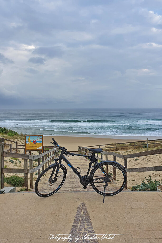 France Cap de l Homy Bicycle at Beach by Sebastian Motsch