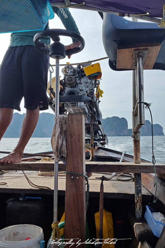 Thailand Rai Leh Long-tail Boat Engine Photo by Sebastian Motsch