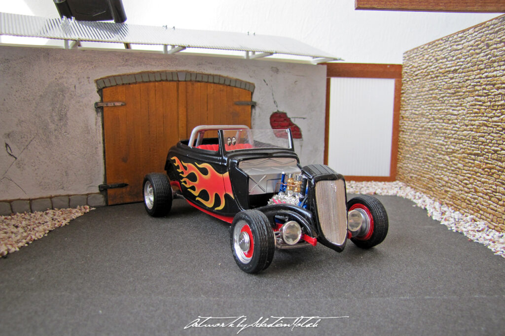 1934 Ford Hot Rod Scale Model by Sebastian Motsch