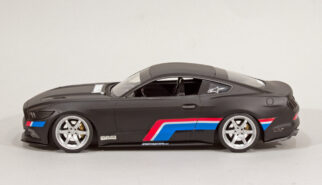 2015 Ford Mustang GT TE37 Scale Model by Sebastian Motsch