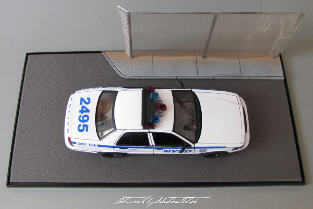 Ford Crown Victoria NYPD Scale Model by Sebastian Motsch