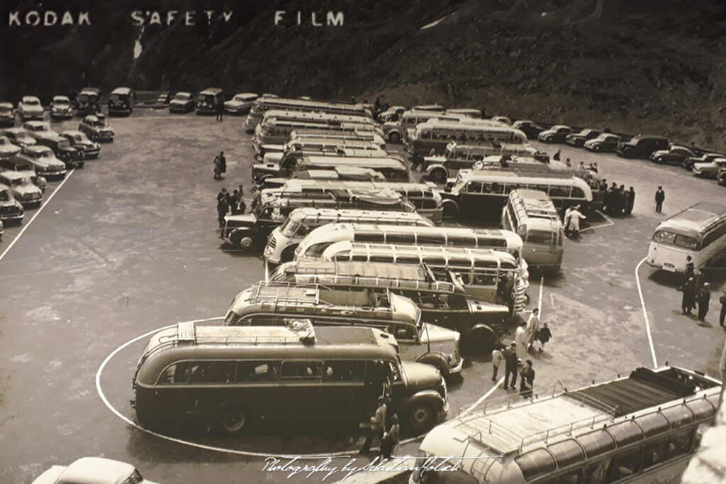 Großglockner Busparkplatz Historisch