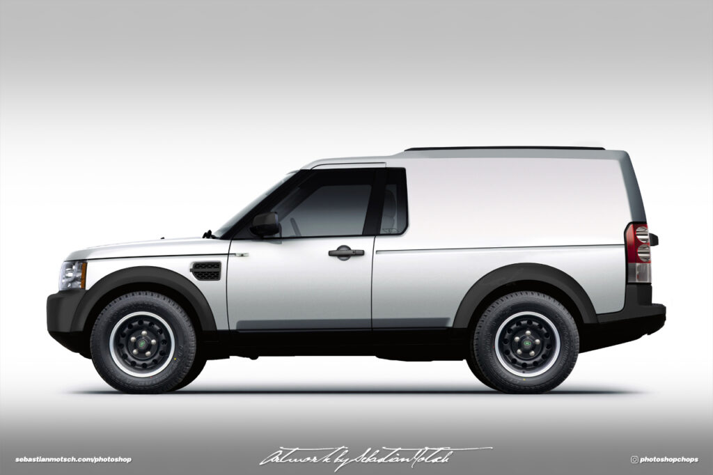 Land Rover Discovery 4 HSE 3-Door Work Van Photoshop by Sebastian Motsch