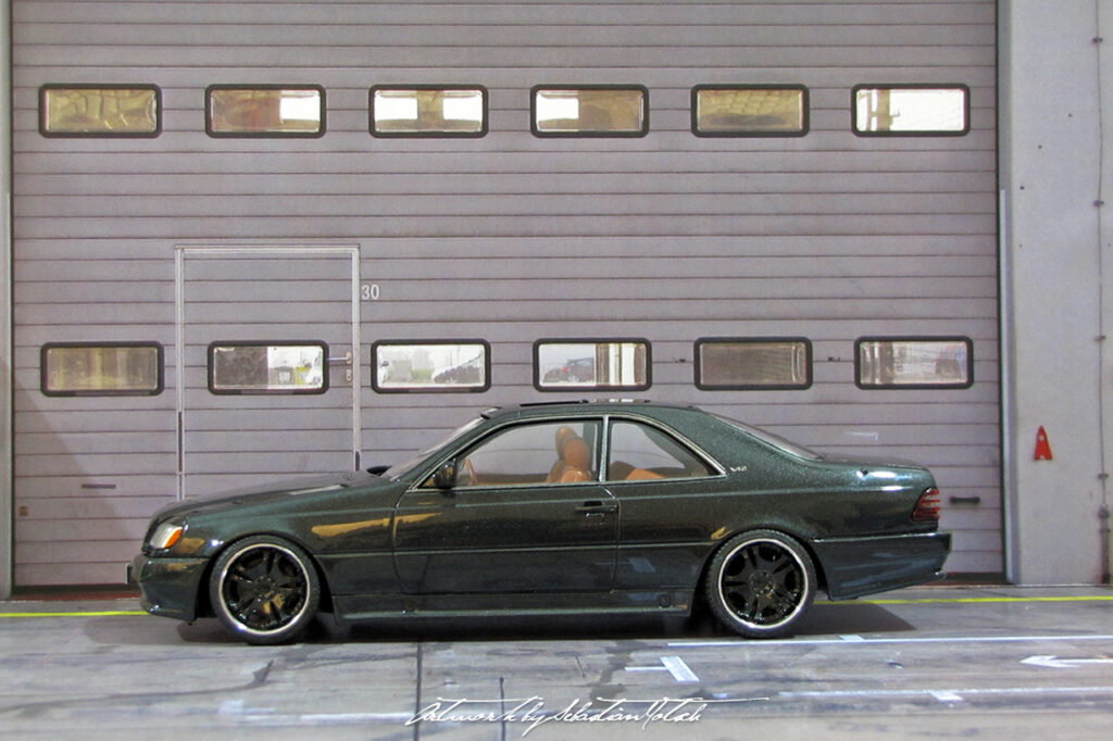 Mercedes-Benz C140 CL600 AMG Scale Model by Sebastian Motsch