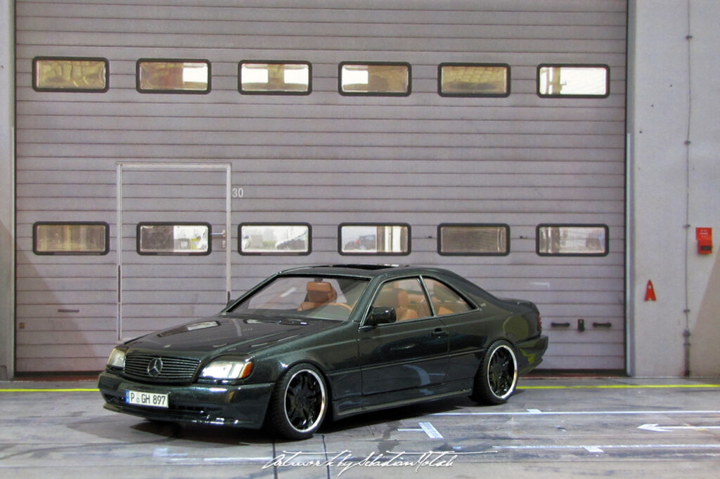 Mercedes-Benz C140 CL600 AMG Scale Model by Sebastian Motsch