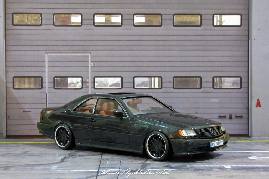 Mercedes-Benz C140 CL600 AMG Scale Model by Sebastian Motsch