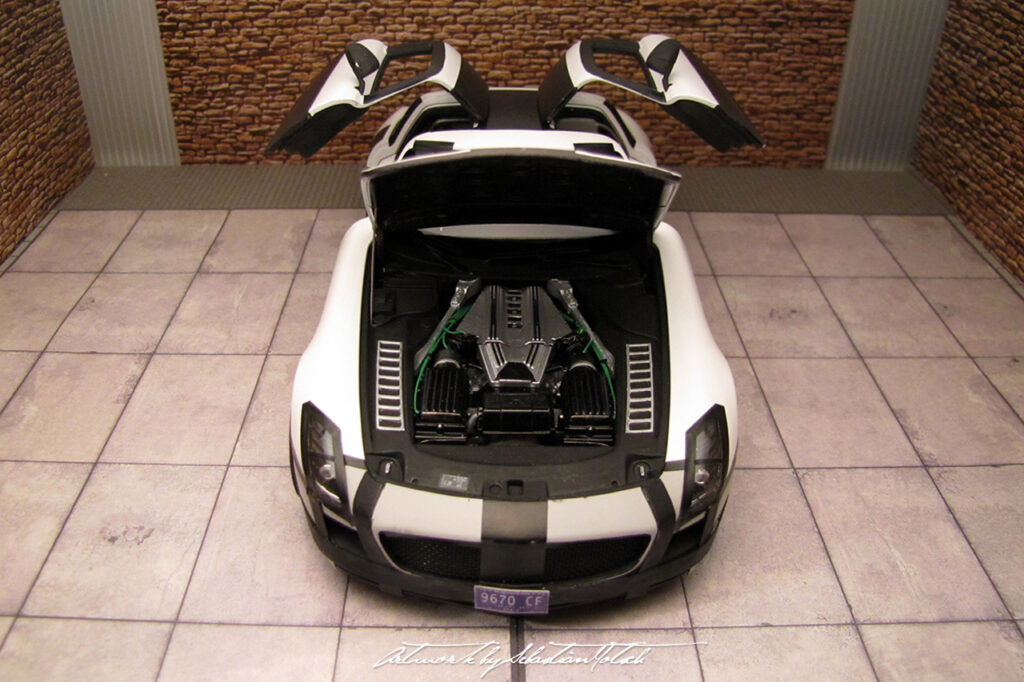 Mercedes-Benz SLS AMG Prototype Scale Model by Sebastian Motsch