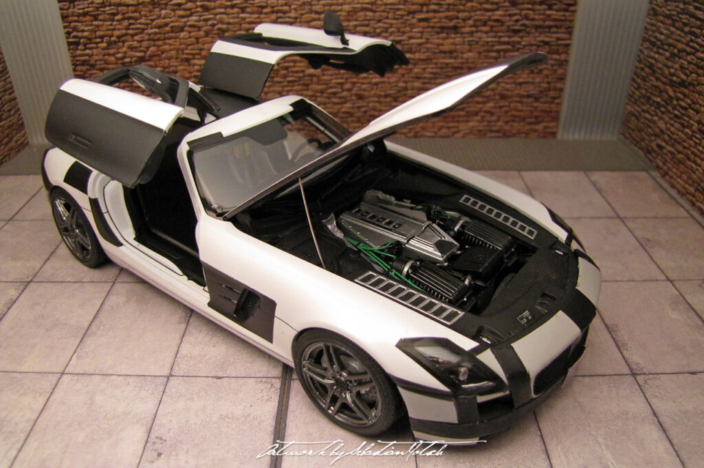 Mercedes-Benz SLS AMG Prototype Scale Model by Sebastian Motsch