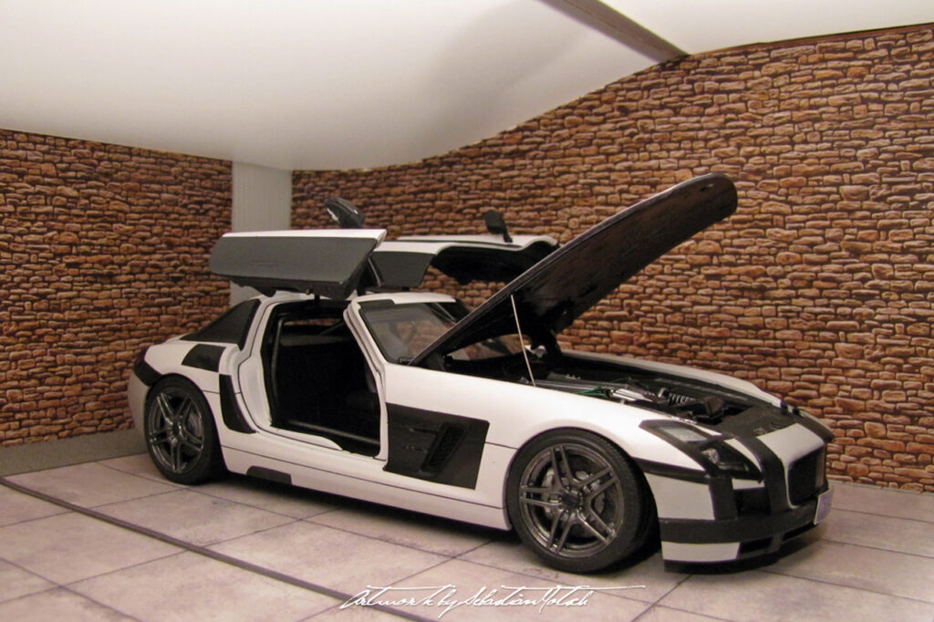 Mercedes-Benz SLS AMG Prototype Scale Model by Sebastian Motsch