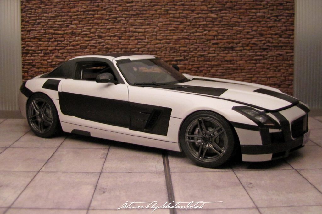 Mercedes-Benz SLS AMG Prototype Scale Model by Sebastian Motsch