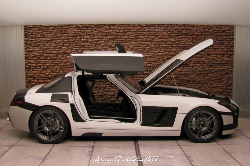 Mercedes-Benz SLS AMG Prototype Scale Model by Sebastian Motsch