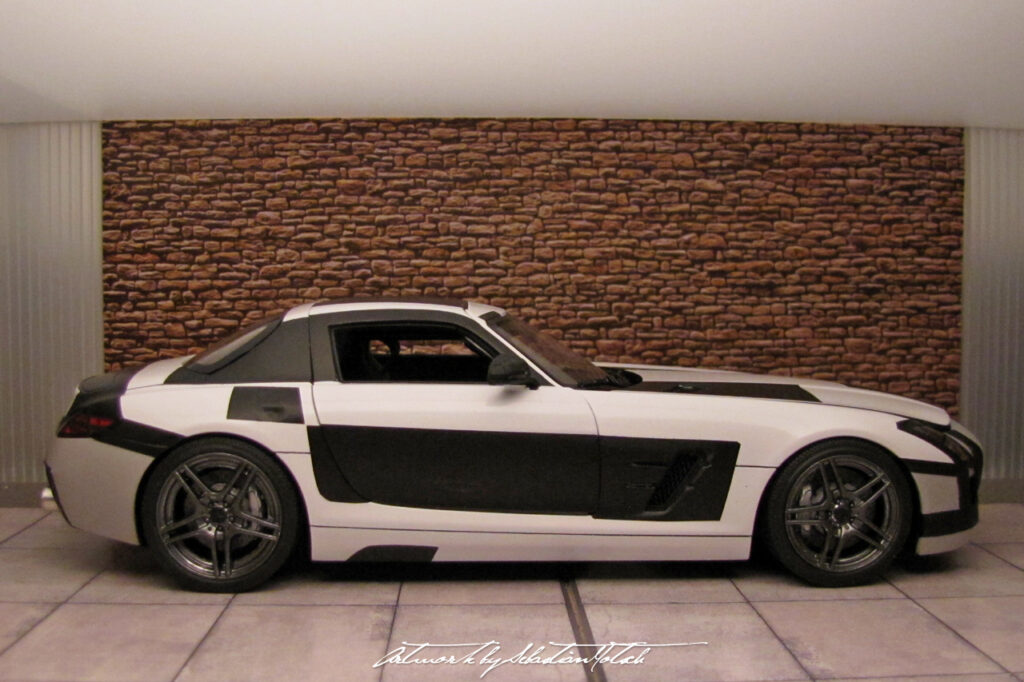 Mercedes-Benz SLS AMG Prototype Scale Model by Sebastian Motsch