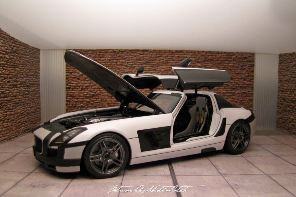 Mercedes-Benz SLS AMG Prototype Scale Model by Sebastian Motsch