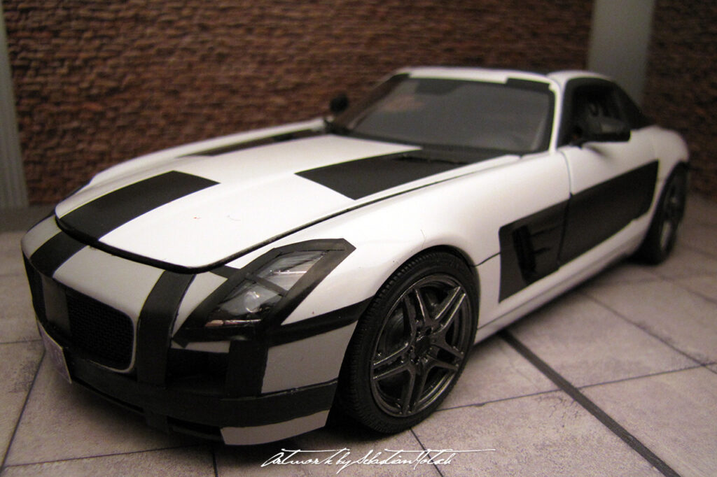 Mercedes-Benz SLS AMG Prototype Scale Model by Sebastian Motsch