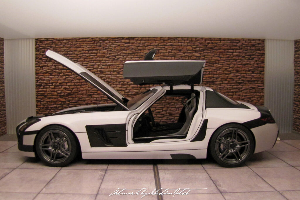 Mercedes-Benz SLS AMG Prototype Scale Model by Sebastian Motsch