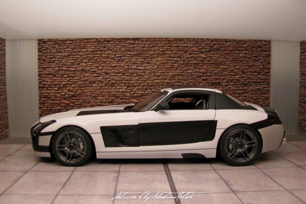 Mercedes-Benz SLS AMG Prototype Scale Model by Sebastian Motsch